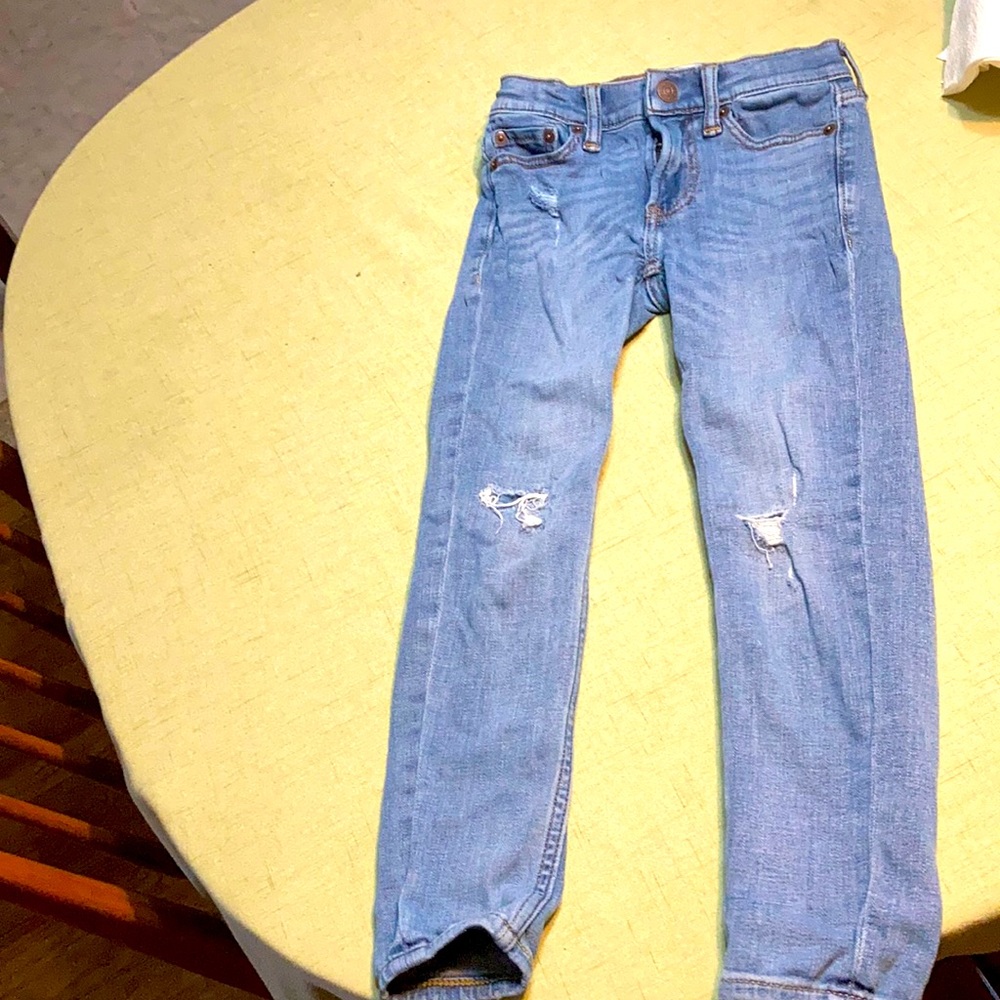 Abercrombie boys slim medium wash skinny jeans